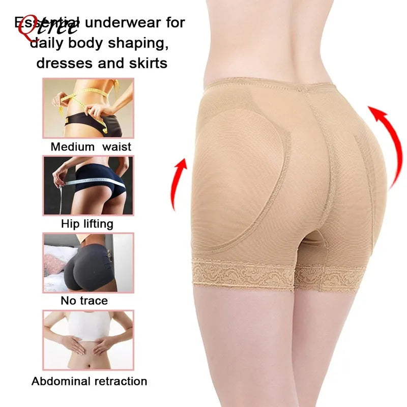 SexyStyle Seamless Butt Lifter Pad Underwear Shapewear Women Big Ass Control Panties Waist Trainer Body Shaper Hip Enhance Shorts